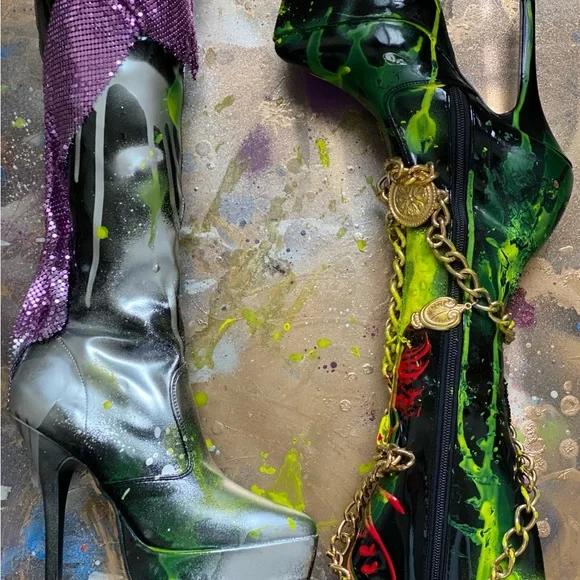 Nouveau Platform Baddie Boots